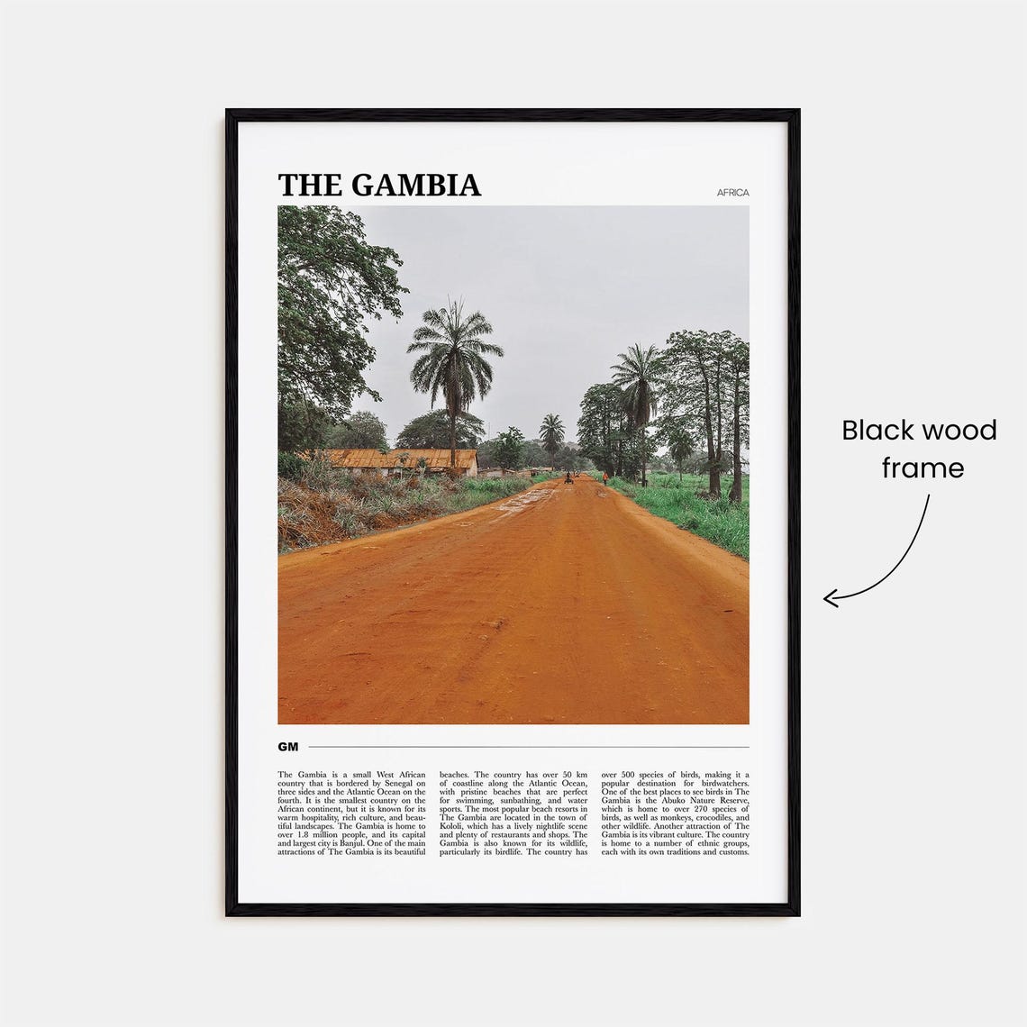The Gambia Africa Travel Poster - Image 2