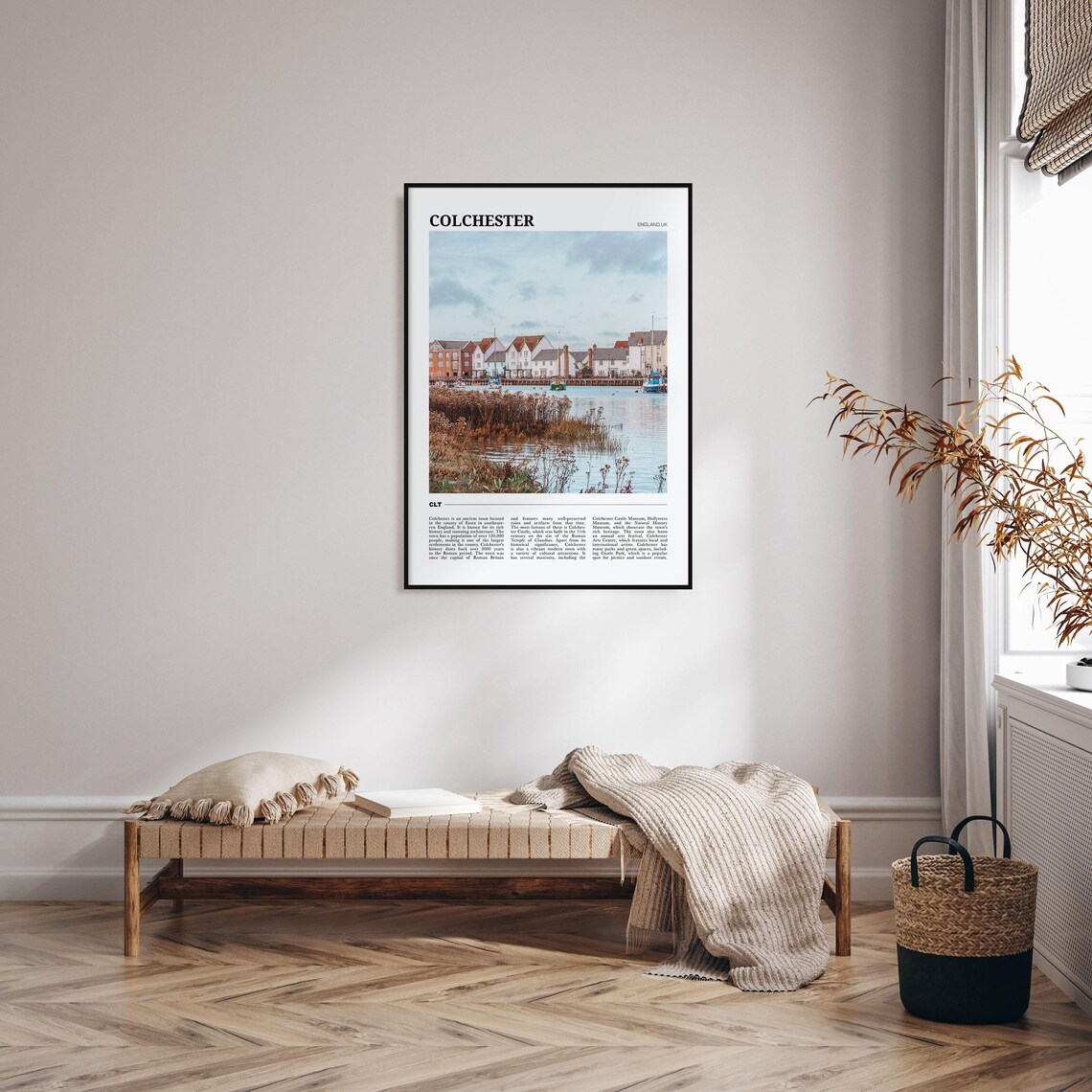 Colchester England Waterfront Historic Town Travel Photo Poster - Image 4