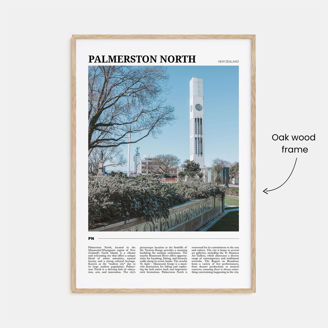Palmerston North Travel Poster Palmerston North Wall Art Palmerston North Poster Print Palmerston North Photo Palmerston North Decor - Image 3