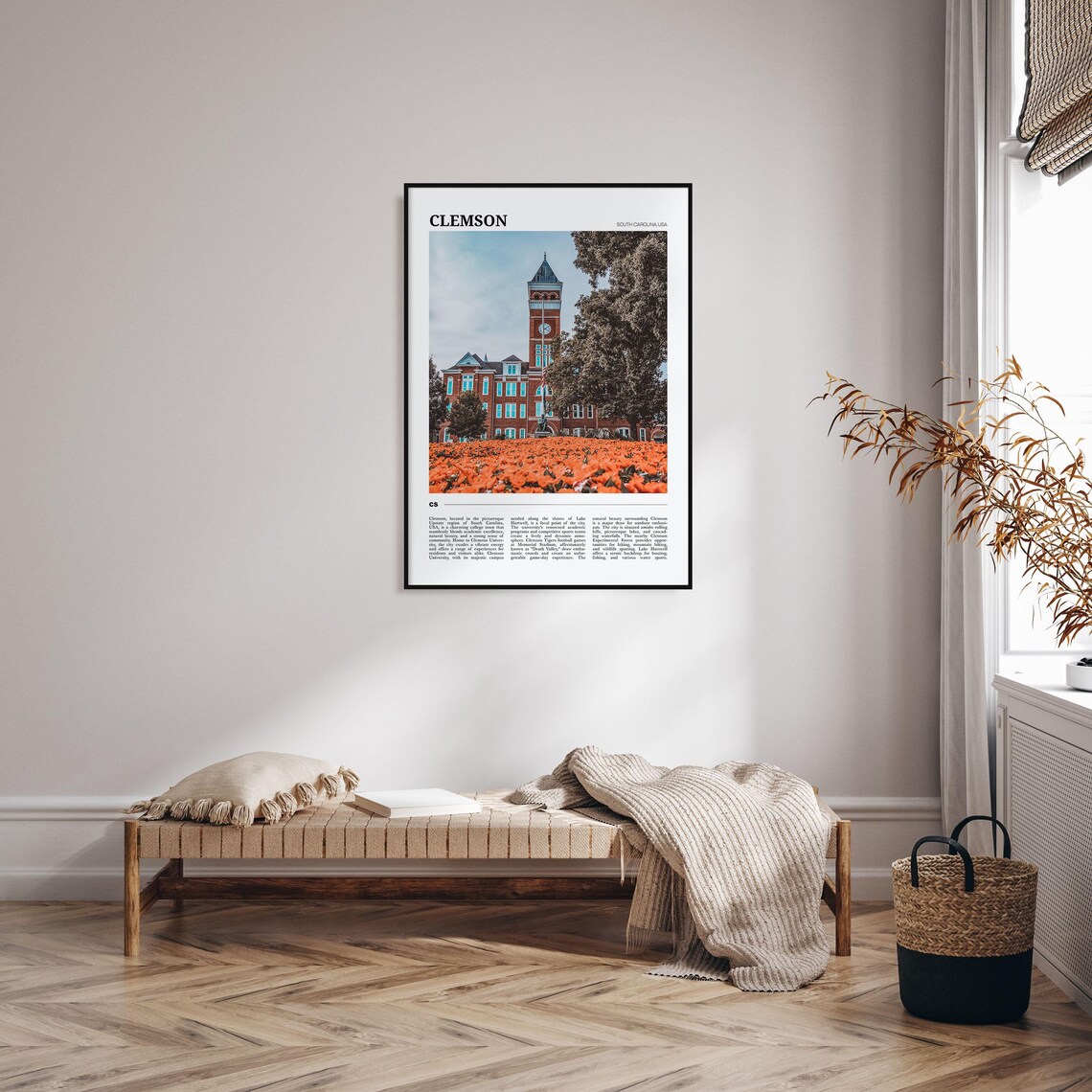 Clemson Travel Poster, South Carolina Art Print - Image 4