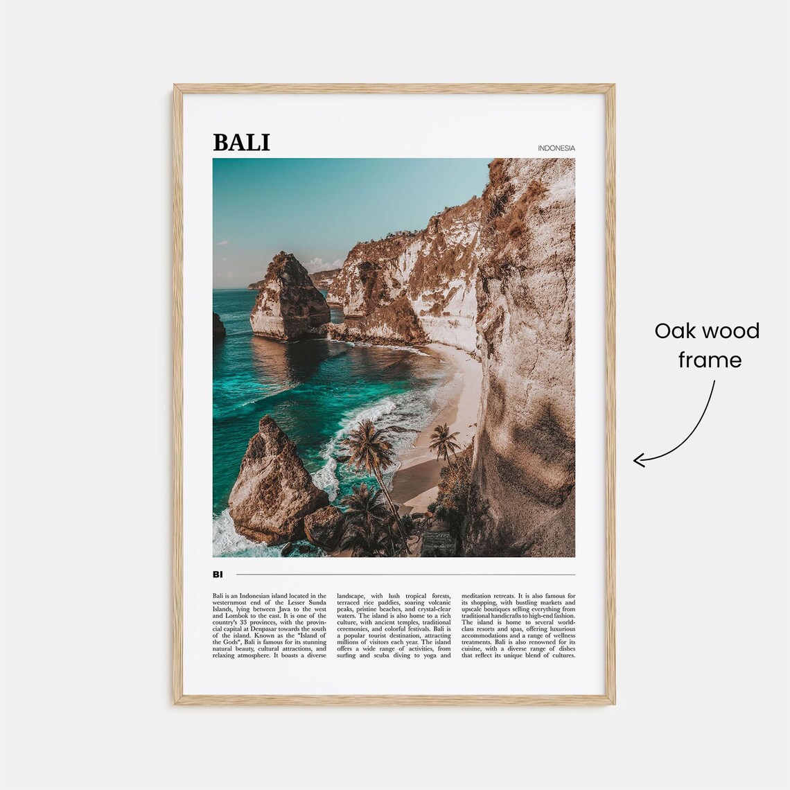 Bali Indonesia Travel Poster Print - Image 3