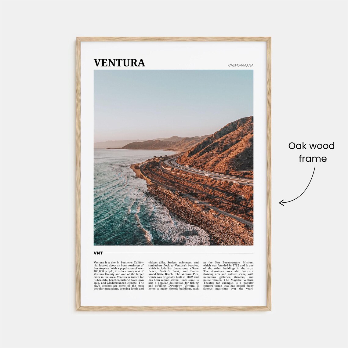 Ventura Travel Poster No 1, California USA Travel Poster - Image 3
