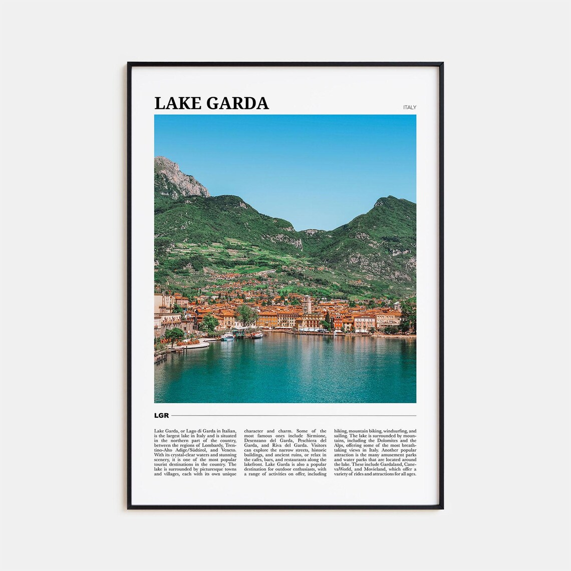 Lake Garda Italy Photo Art Print