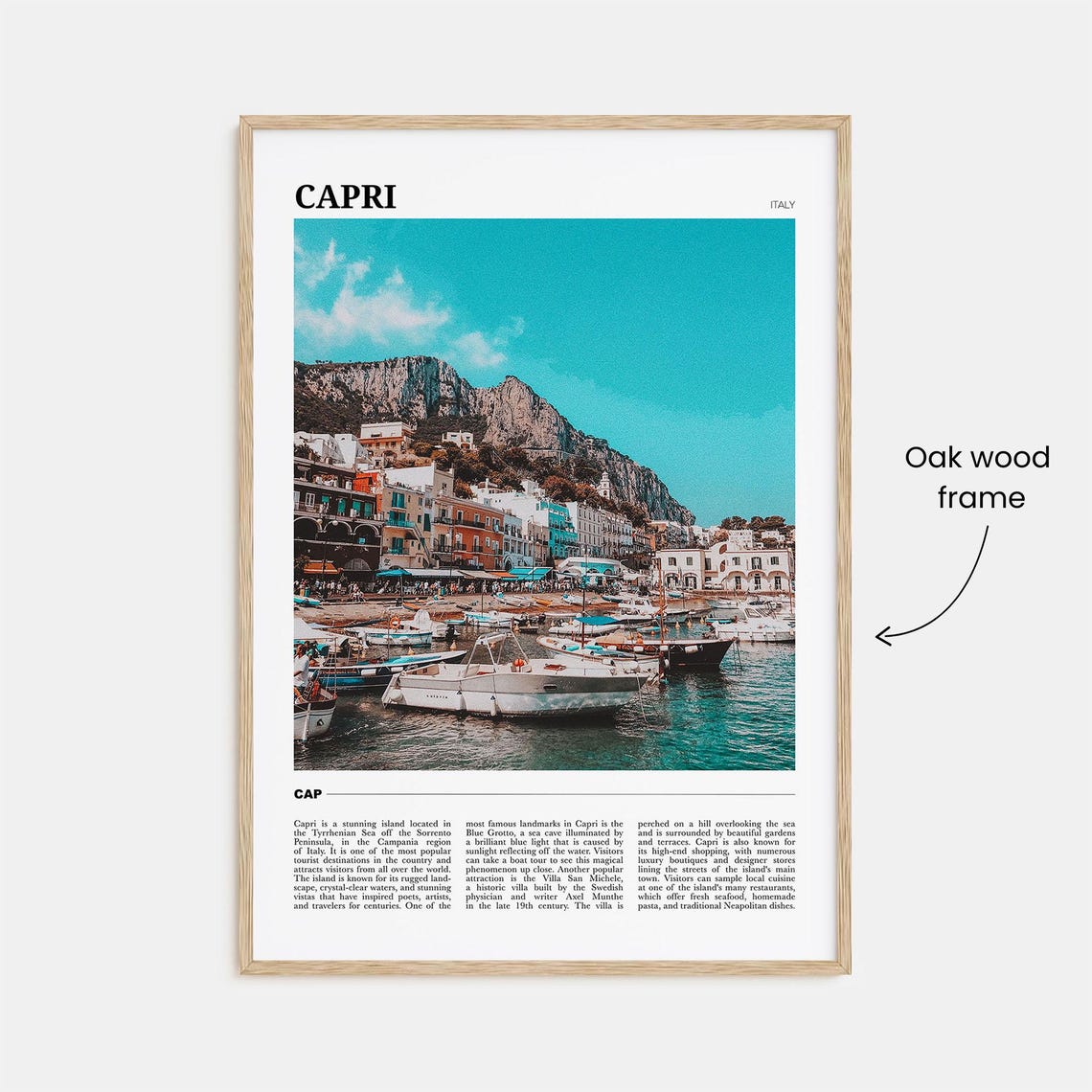 Capri Decor Travel Poster - Image 3