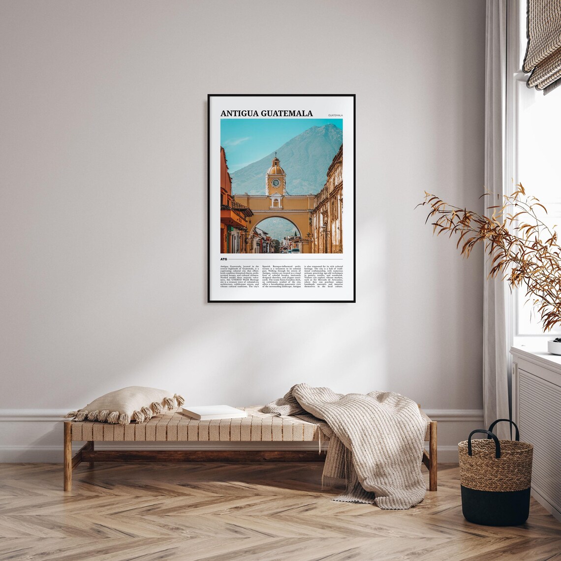 Antigua Guatemala Travel Poster, Latin America Wall Art - Image 4