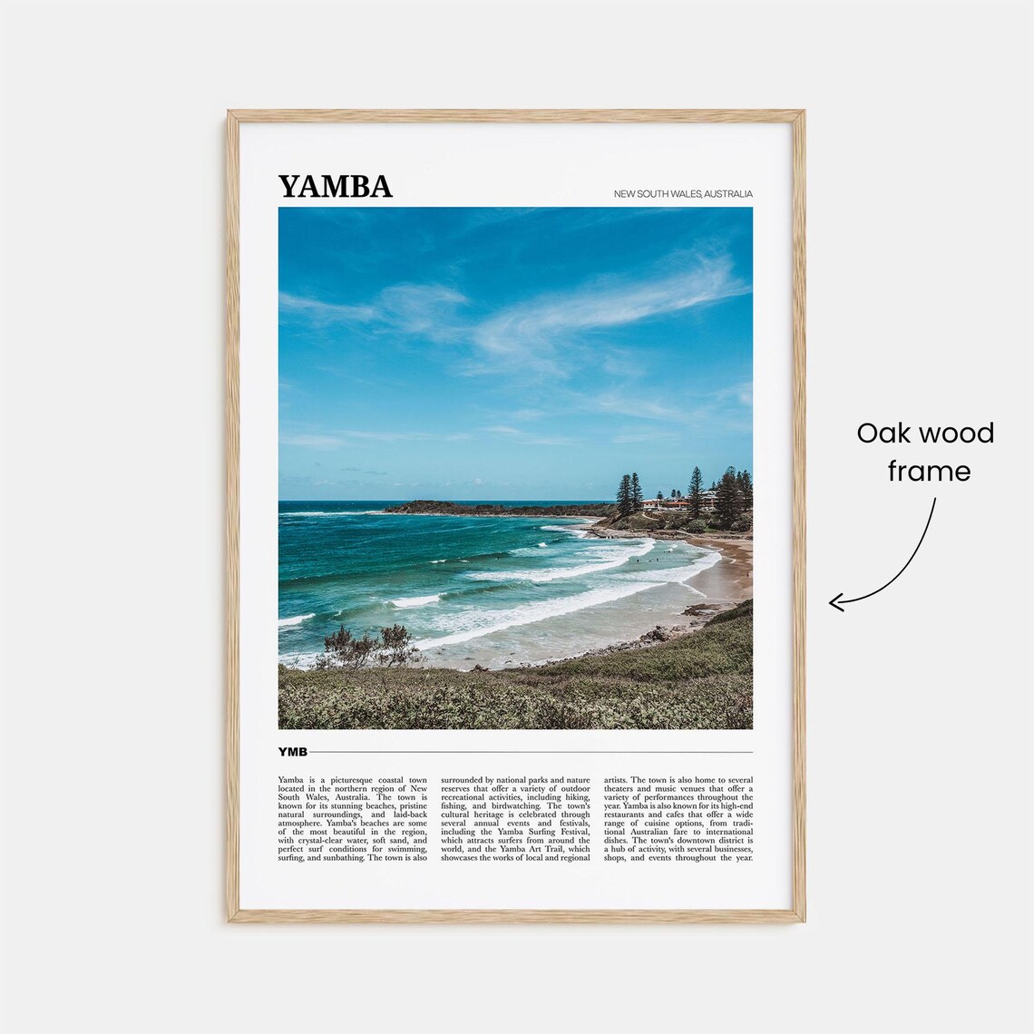 Yamba Wall Art New South Wales Travel Poster - Image 3