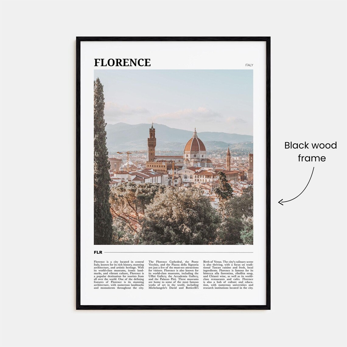 Florence Travel Poster No 1, Italy Travel Poster - Image 2