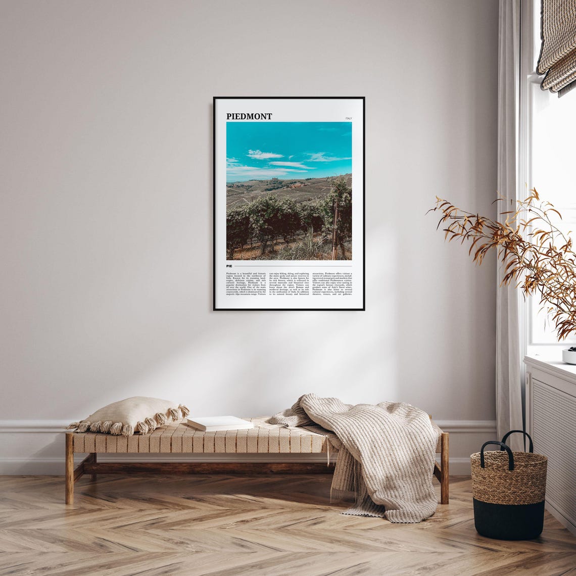 Piedmont Travel Poster Piedmont Wall Art Piedmont Poster Print Piedmont Photo Piedmont Decor Italy - Image 4