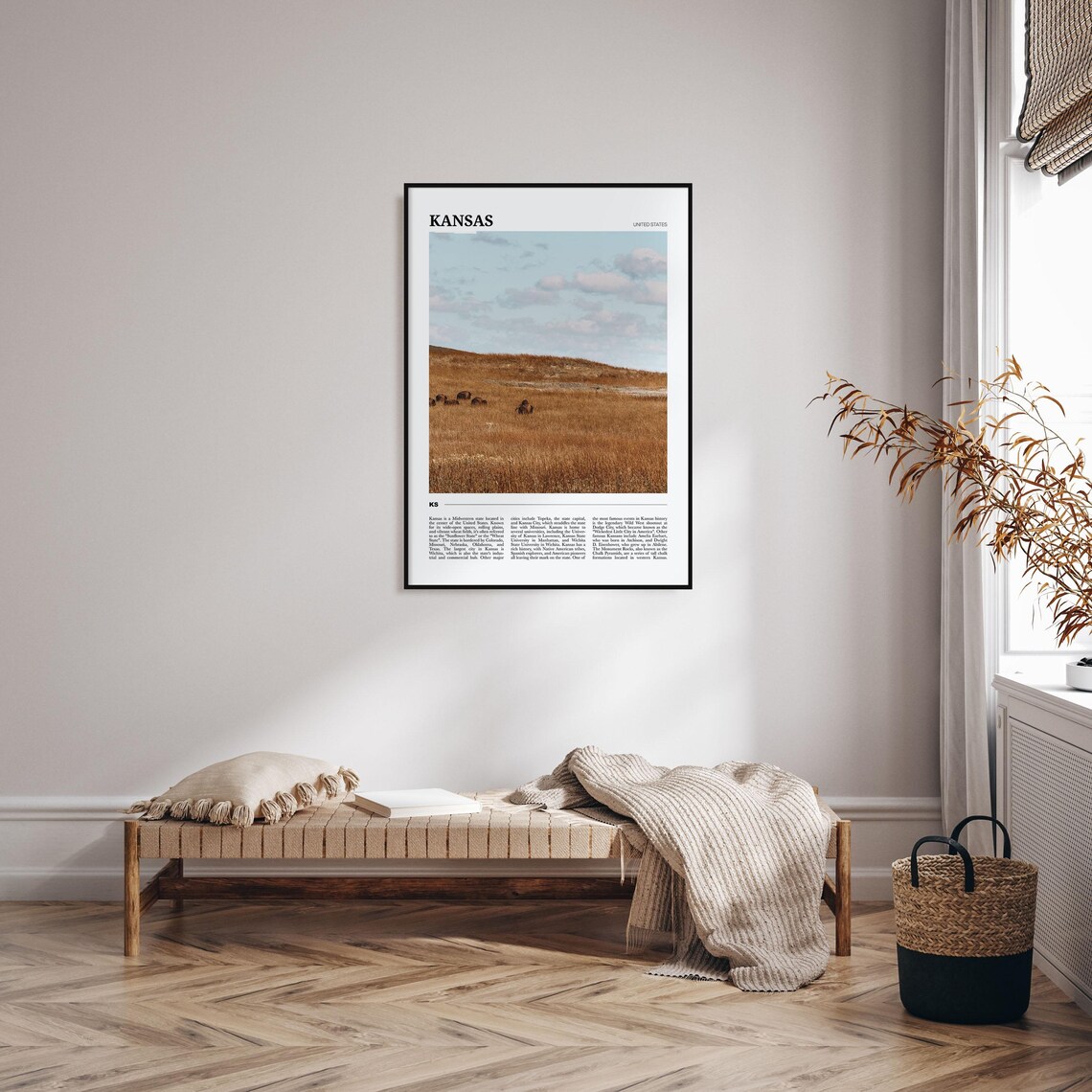 Kansas Photo Travel Poster - Image 4