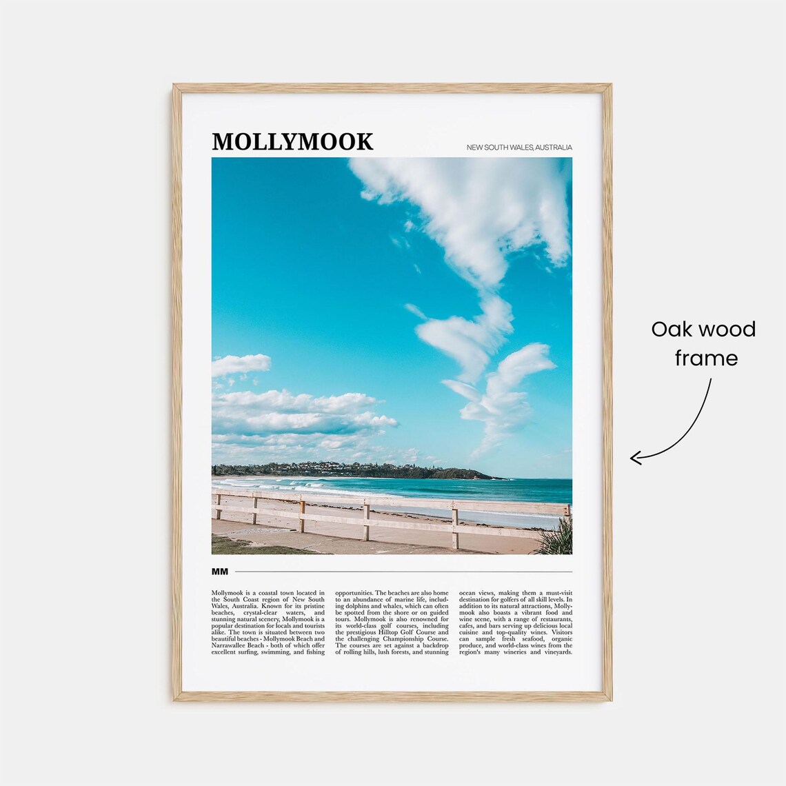 Mollymook New South Wales Beach Surf Coast Travel Poster Series - Image 3