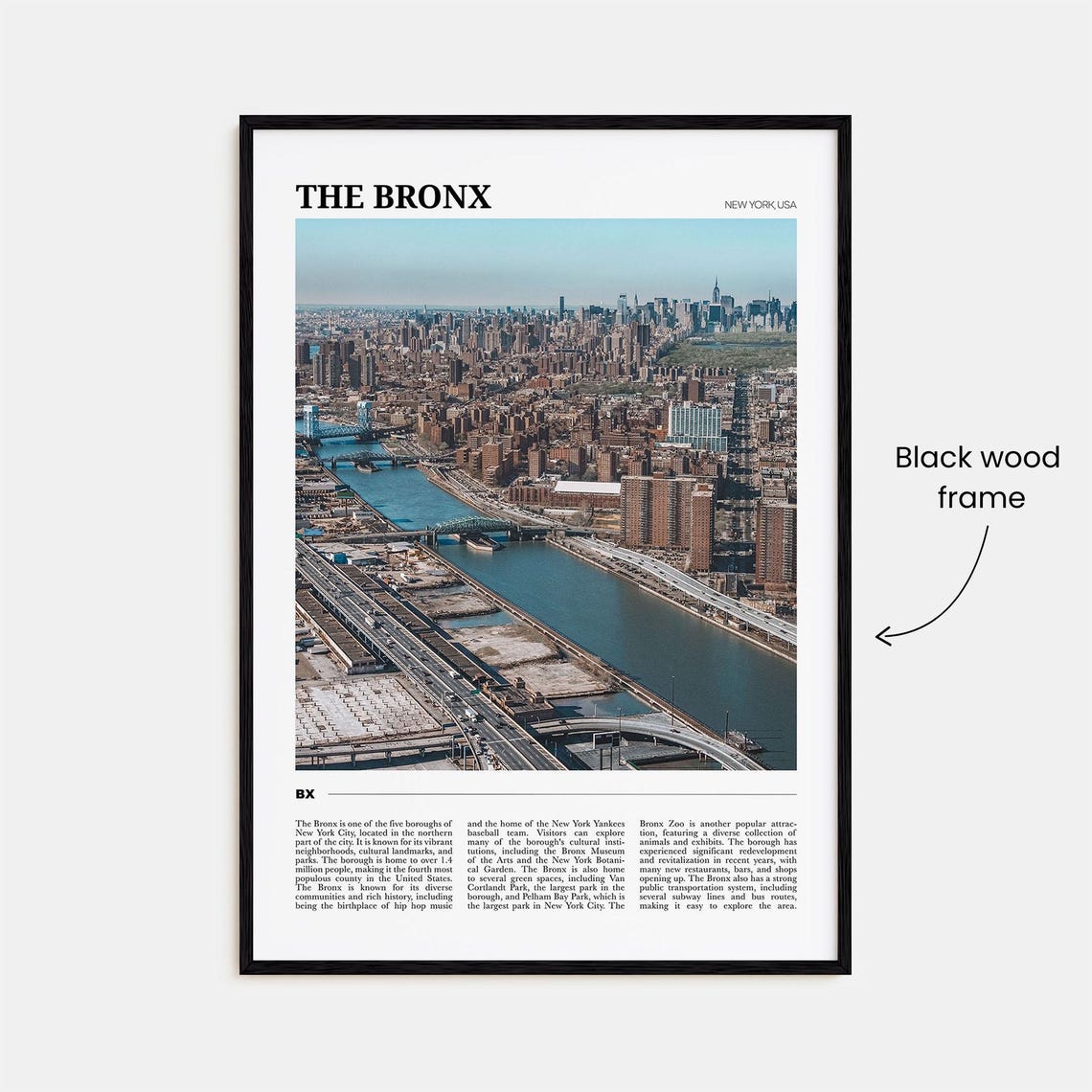 The Bronx Travel Poster, New York USA - Image 2