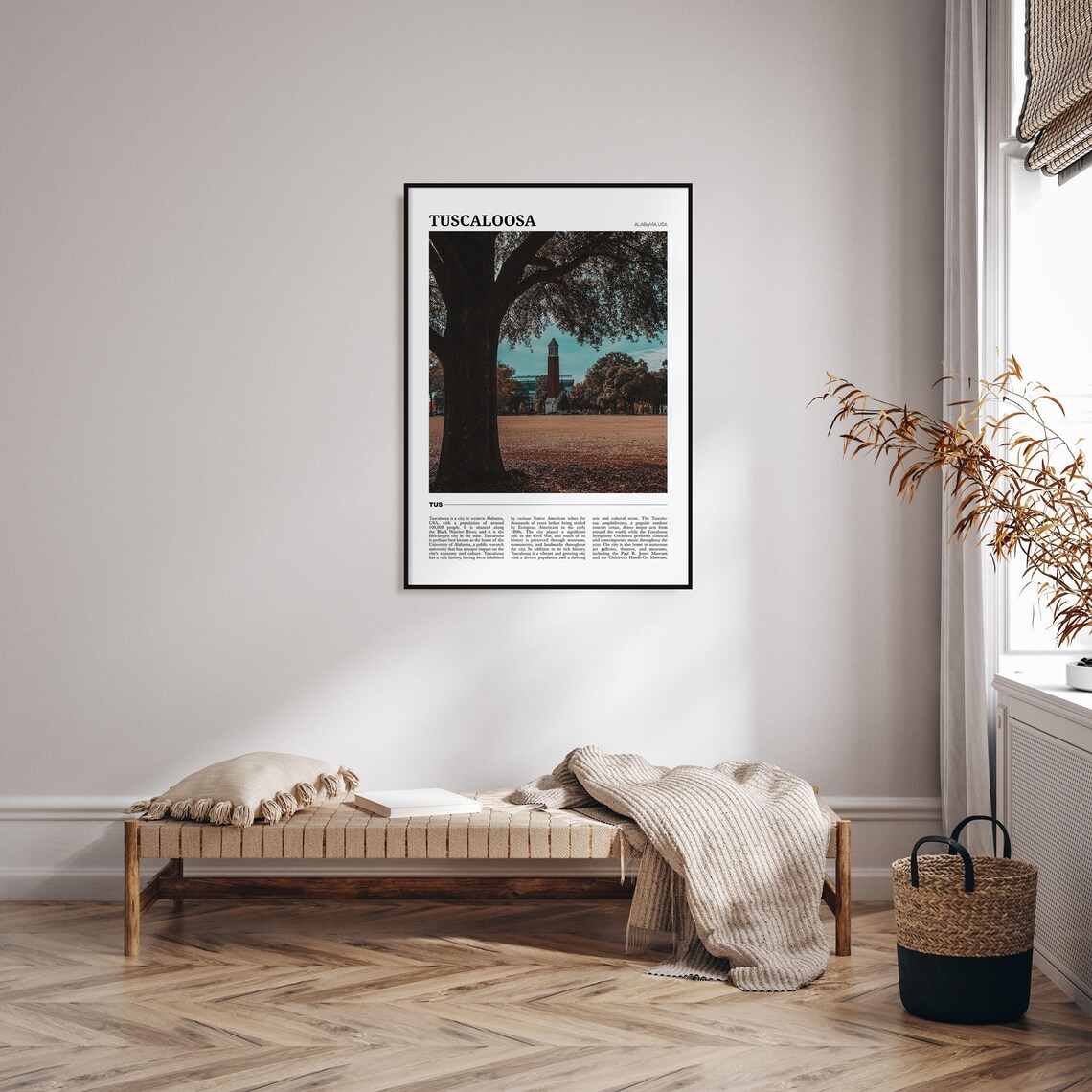 Tuscaloosa Travel Poster, Alabama USA Art Print - Image 4