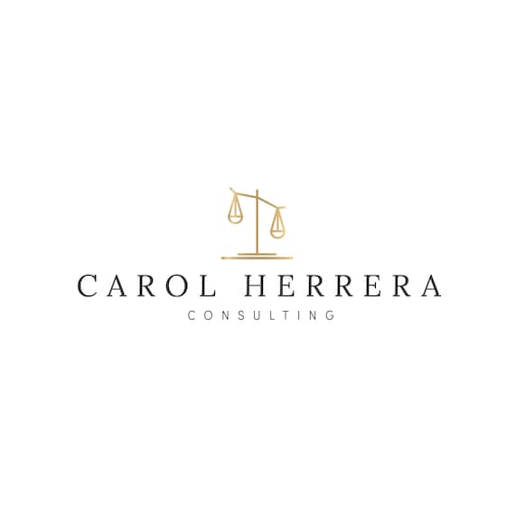 Lawyer Logo Design, Scales of Justice Poster