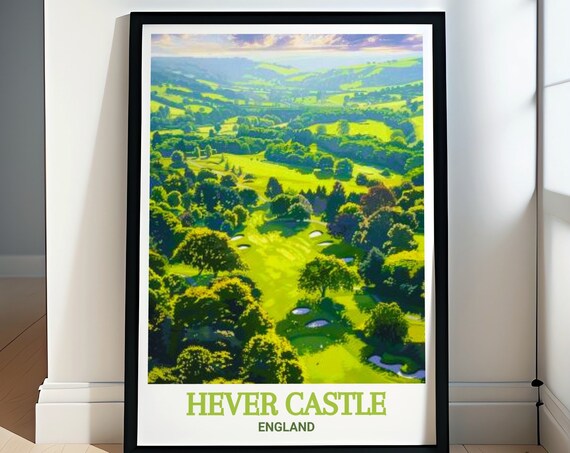 Hever Castle Wall Art Hever Castle Golf Club Art Hever Castle Gift England Travel Gift And Uk Wall Art Hever Castle Art