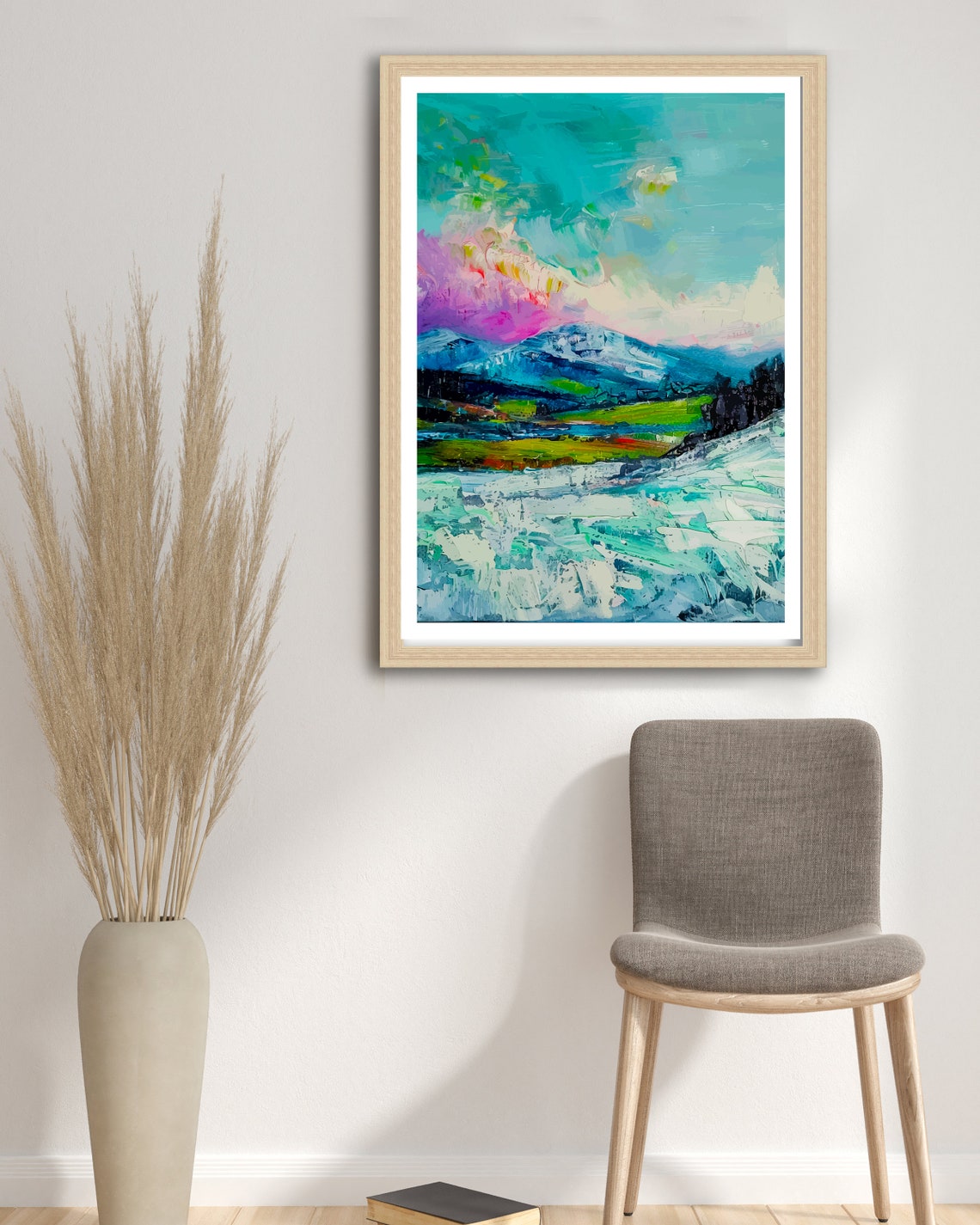 Pen Y Fan Wales Abstract Print Pen Y Fan Wall Art Pen Y Fan Home Living Decor Wales Illustration Travel Poster Gift Wales Home Decor - Image 2
