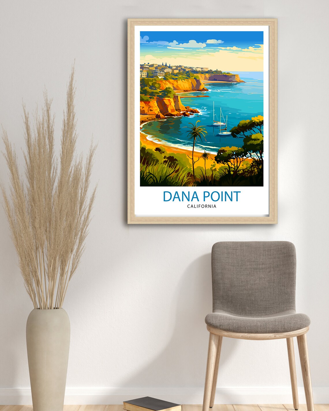 Dana Point California Travel Poster, Wall Decor - Image 3
