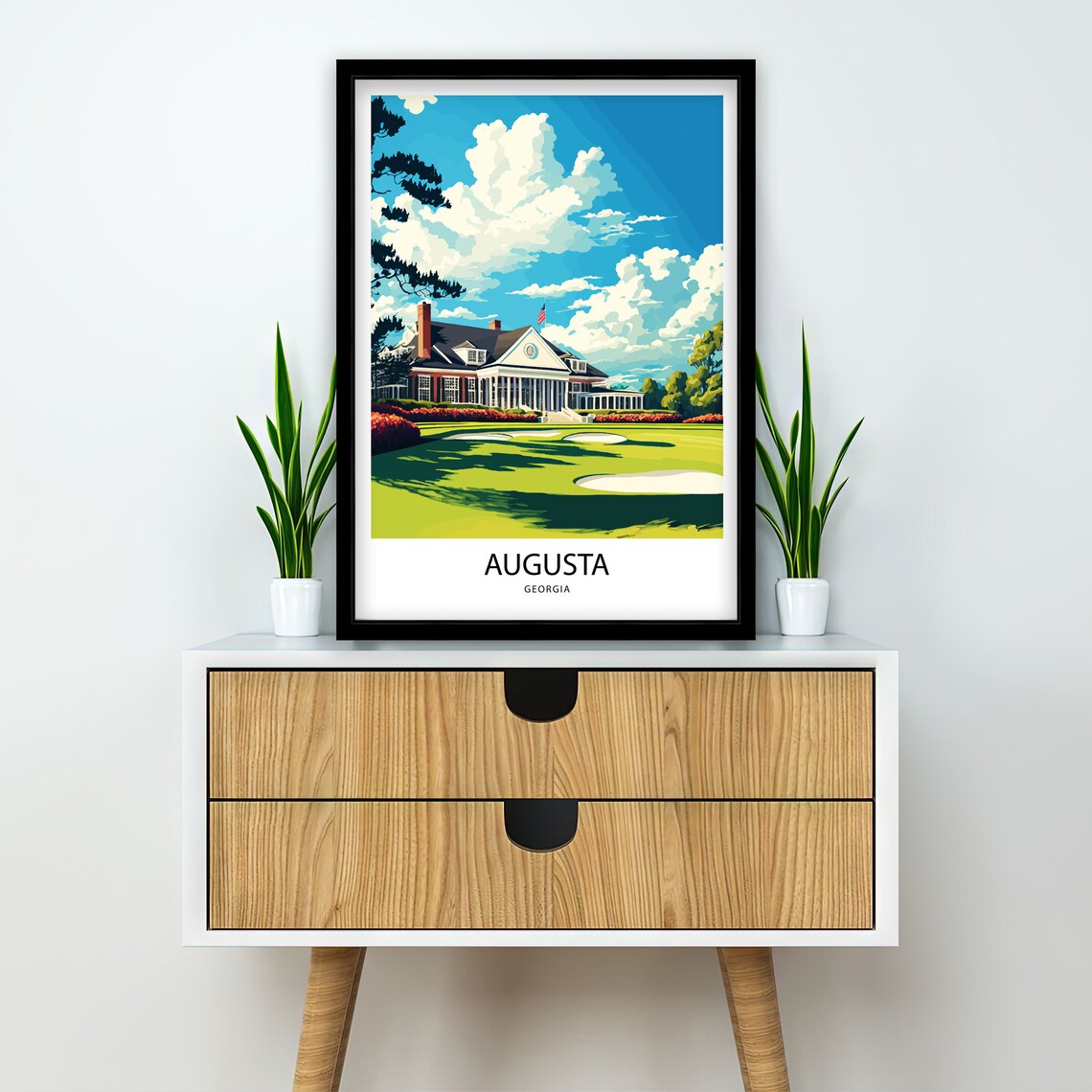 Augusta National Golf Club Wall Art Art Print Golf Art Print - Image 2