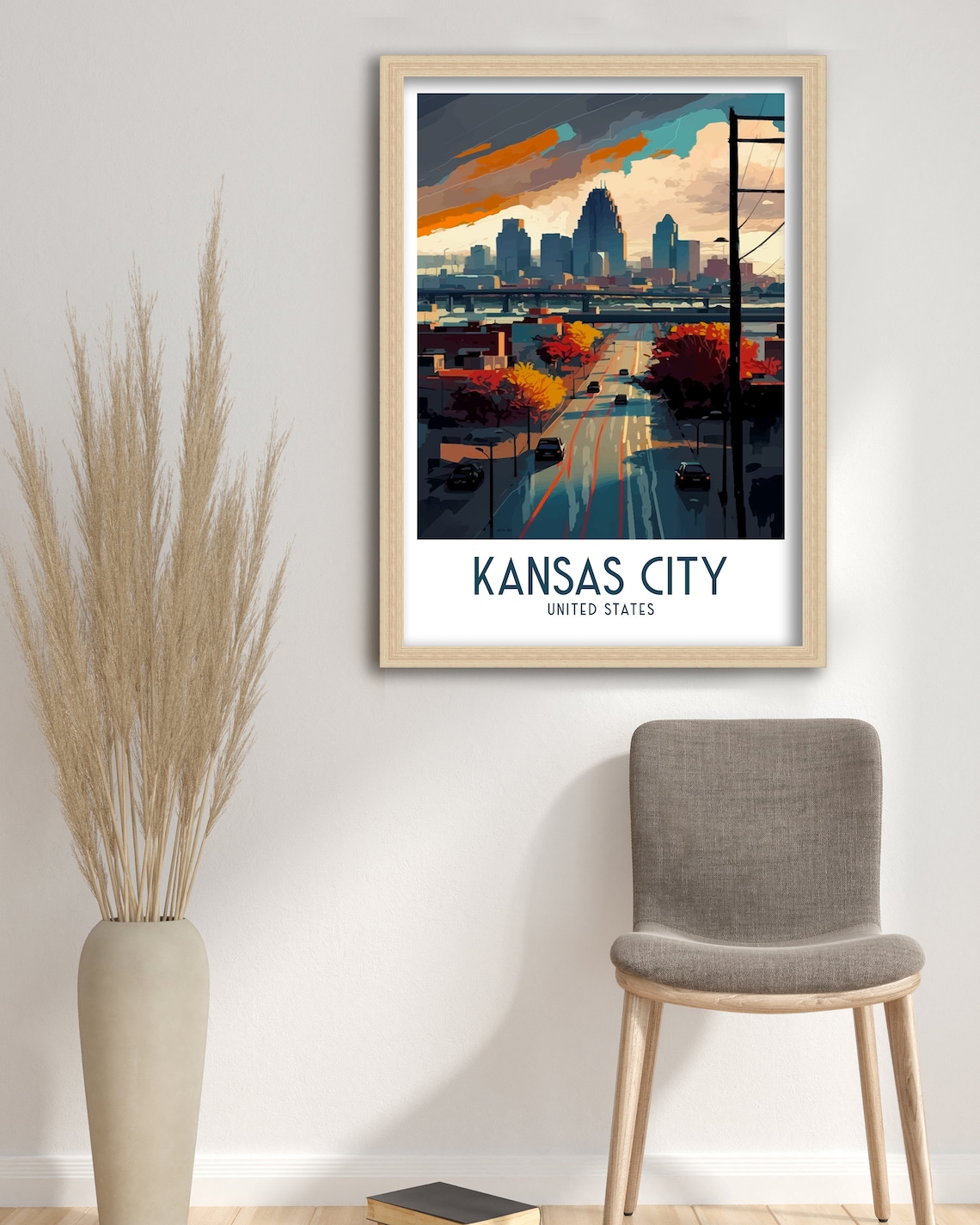 Kansas City Travel Poster, Missouri City Wall Art - Image 3