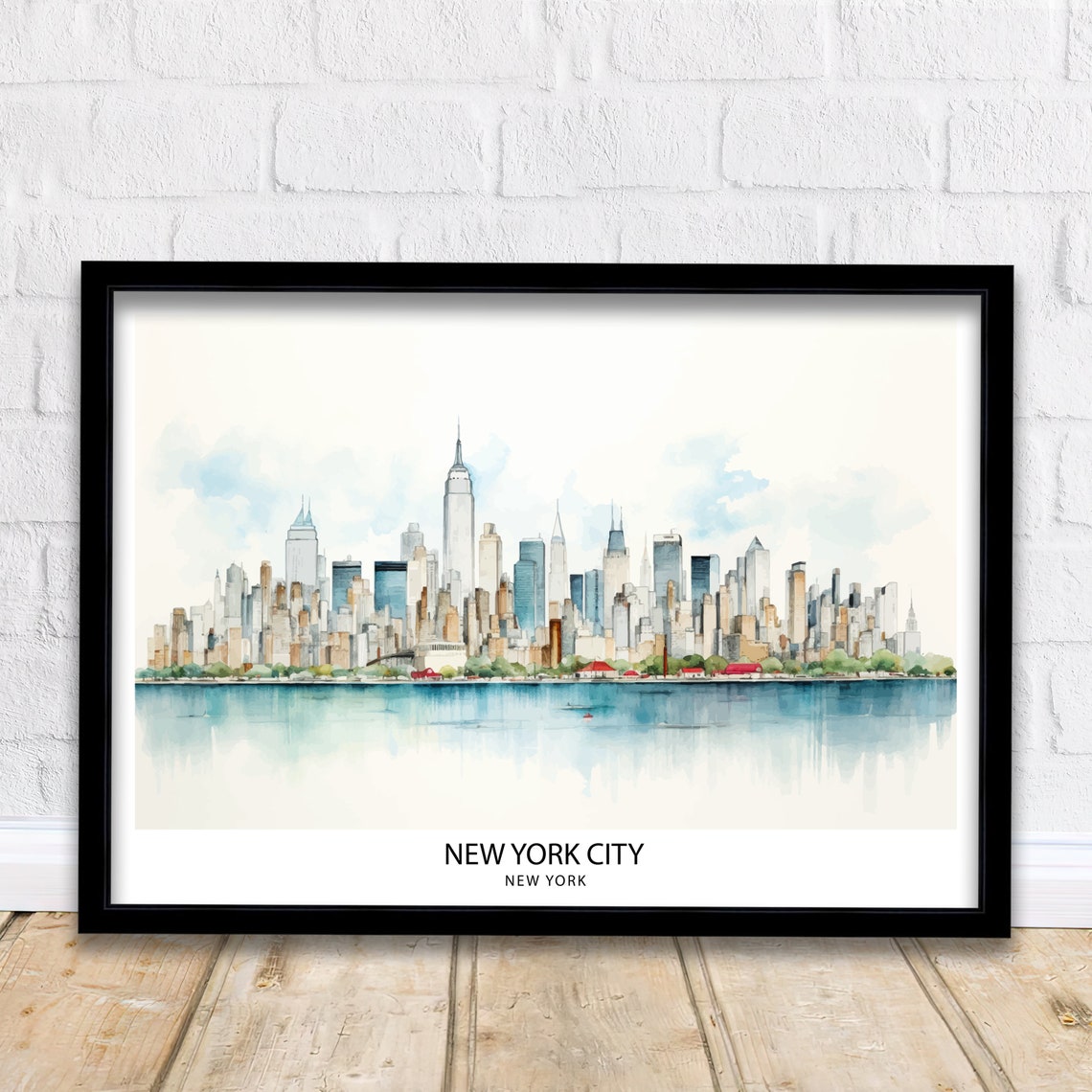 New York City Travel Print Wall Decor Wall Art New York City Wall Hanging Home Dcor New York City Gift Art Lovers Usa Art Lover Gift Print
