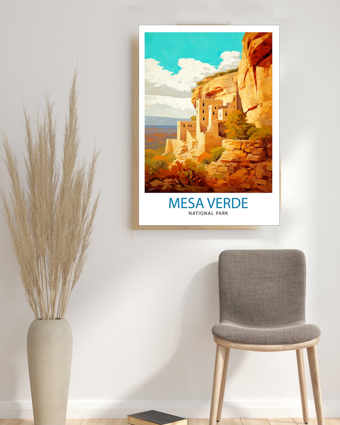 Mesa Verde National Park Travel Poster, Southwest Decor - Image 3