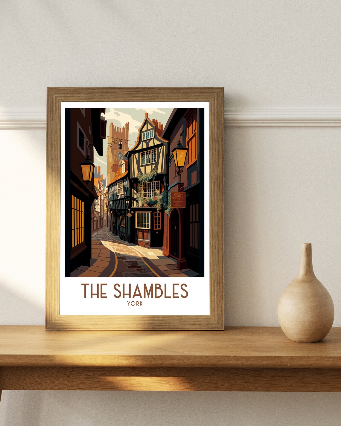 York Travel Poster, York Minster Yorkshire Print - Image 2