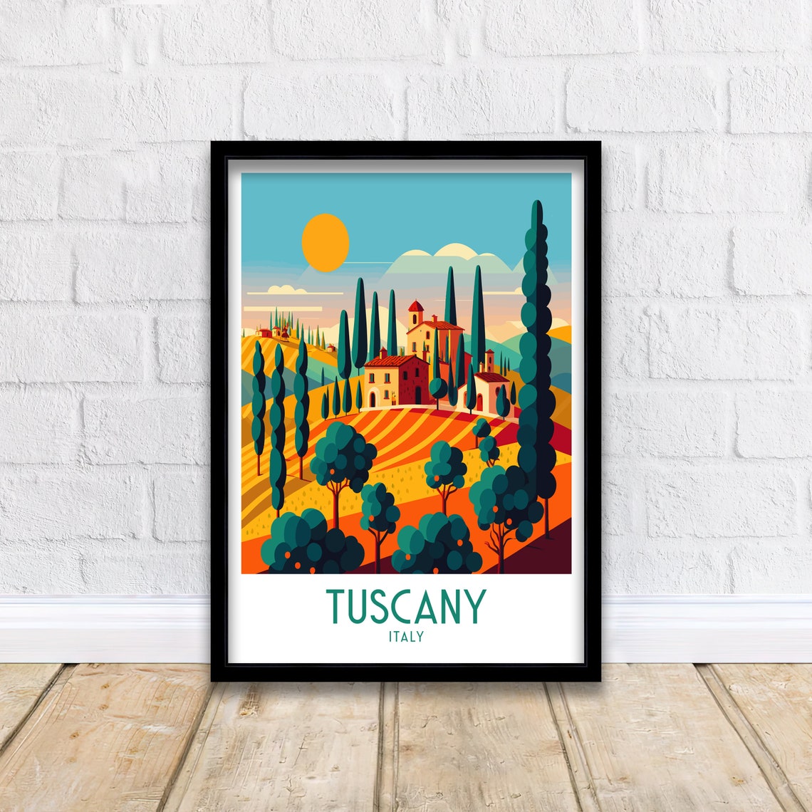Tuscany Art Print Tuscany Tuscany Poster Tuscany Wall Art Art Print Italy Art Print Tuscany Art Tuscany Print Tuscany Art - Image 2