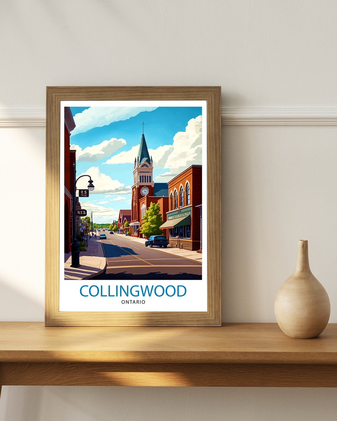 Collingwood Ontario Travel Poster, Place Decor - Image 2