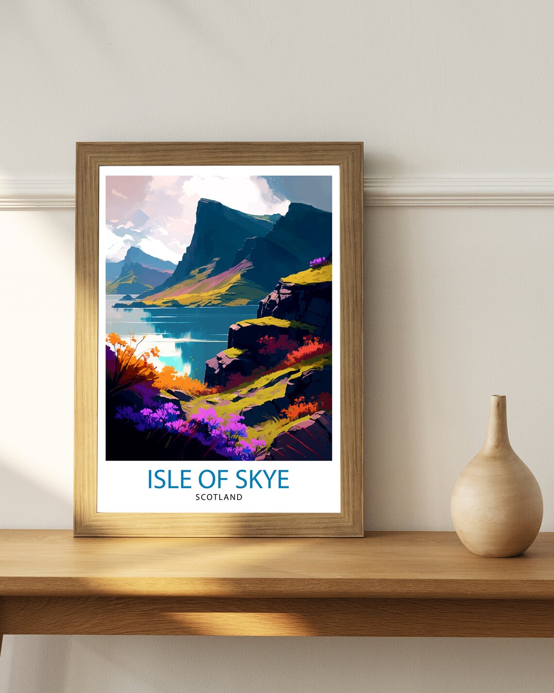 Isle Of Skye Travel Poster, Scotland Home Decor - Image 2
