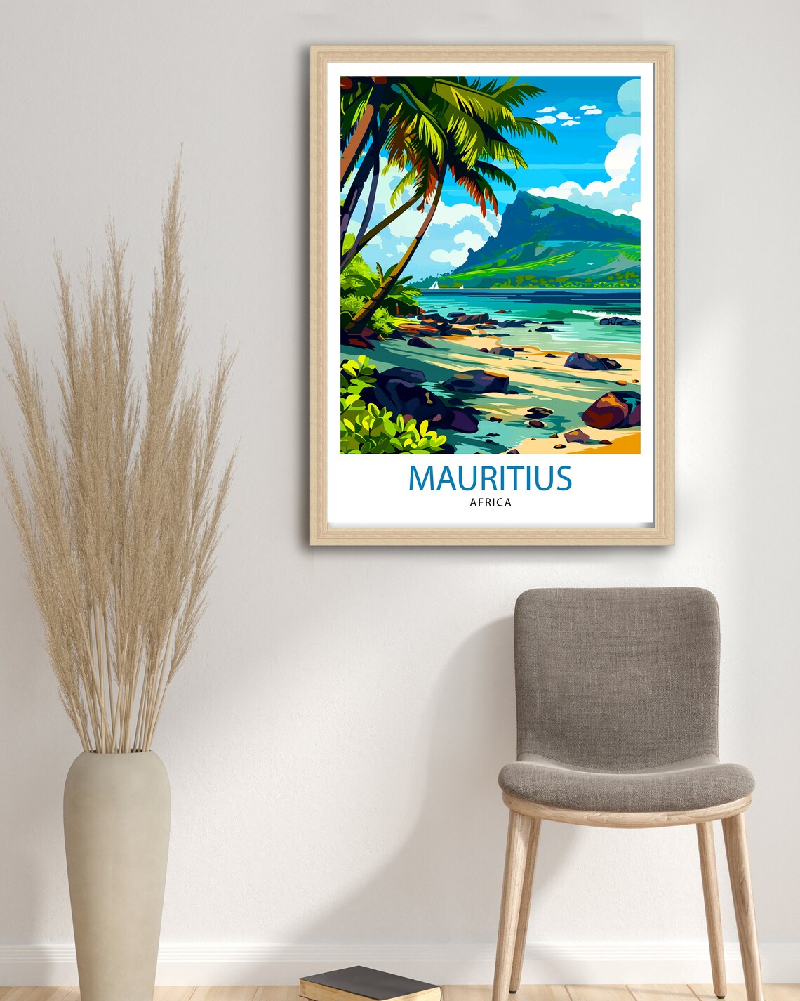 Mauritius Travel Poster, Island Wall Art Print - Image 2