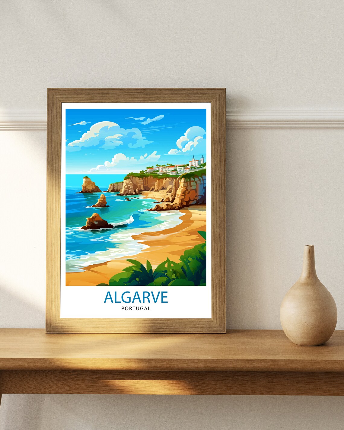 Algarve Portugal Travel Poster, Europe Wall Decor - Image 2