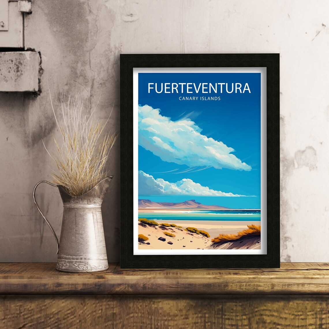 Fuerteventura Travel Poster, Spain Island Decor - Image 3
