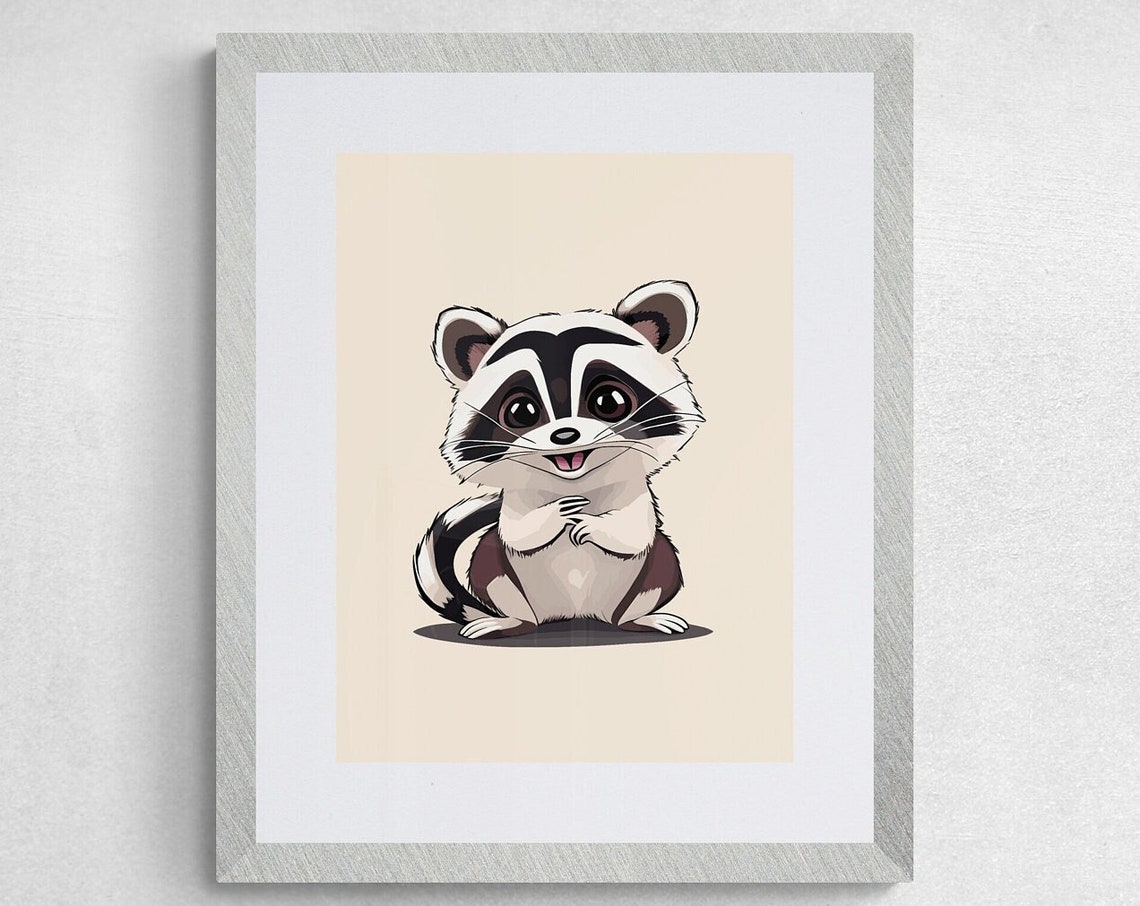 Red Panda Art Print Whimsical Nursery Illustration