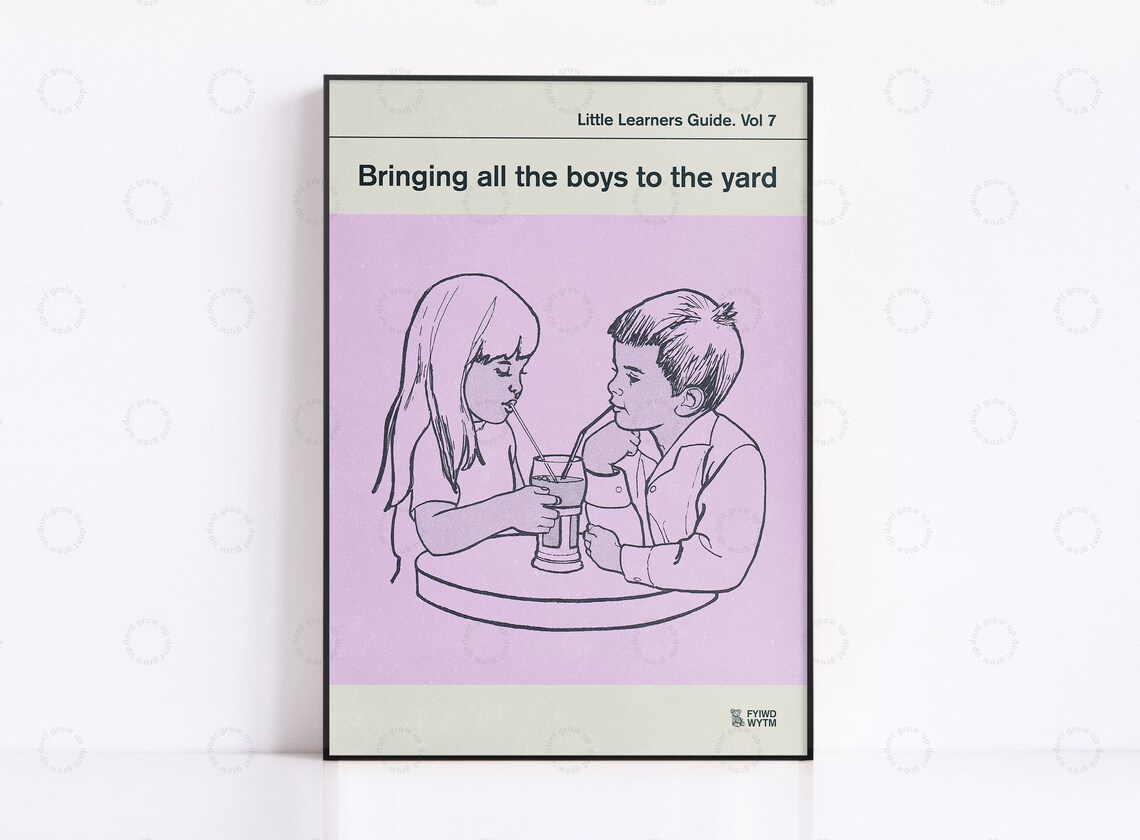 Bringing All The Boys To Yard Retro Music Poster