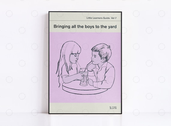 Bringing All The Boys To Yard Retro Music Poster