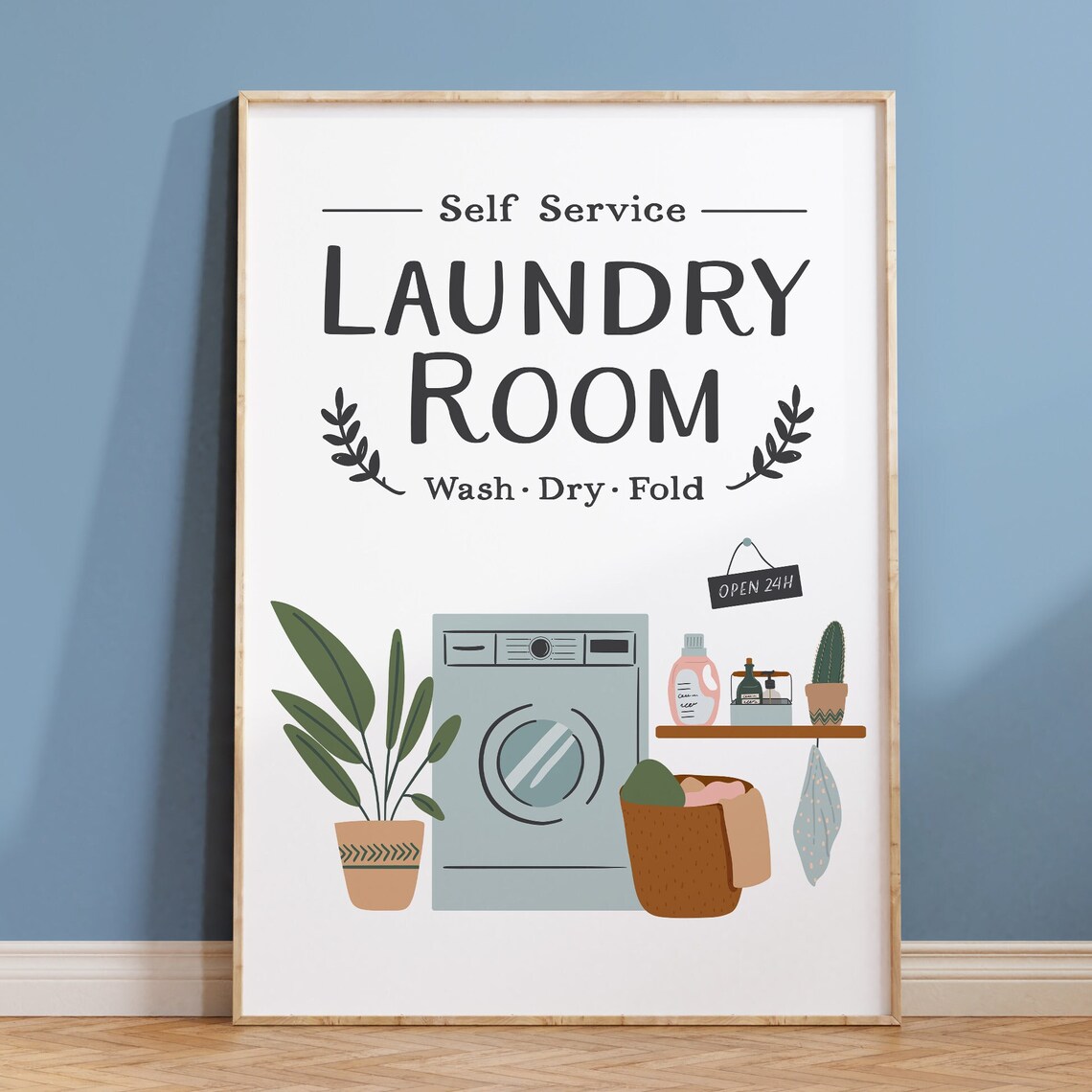 Laundry Room Art Print, Utility Room Sign