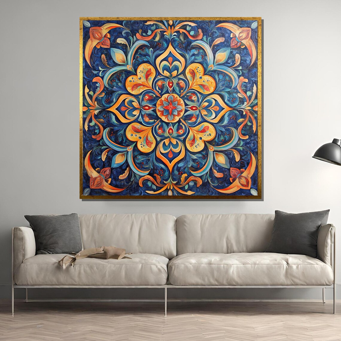 Hochuholsts Oriental Pattern Mandala, Floral Symmetry