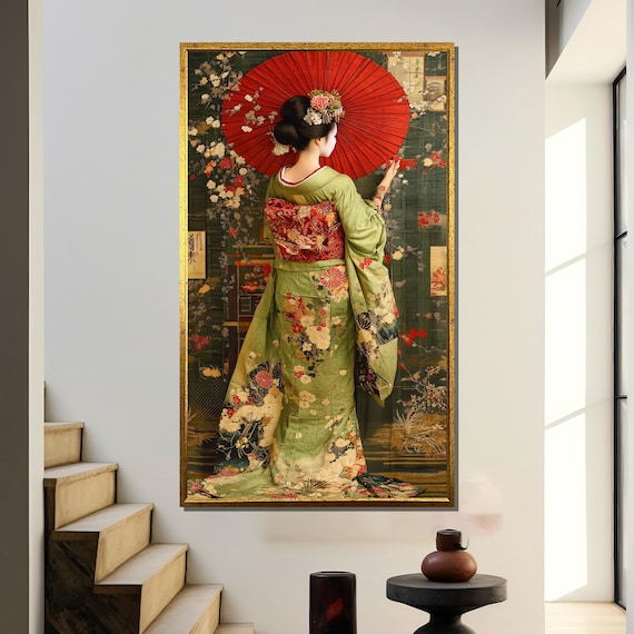 Japanese Geisha Classic Travel Poster