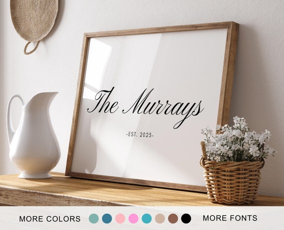 Personalized Family Sign Personalized Family Print Family Print Custom Family Sign Custom Family Print Family Name Sign Art