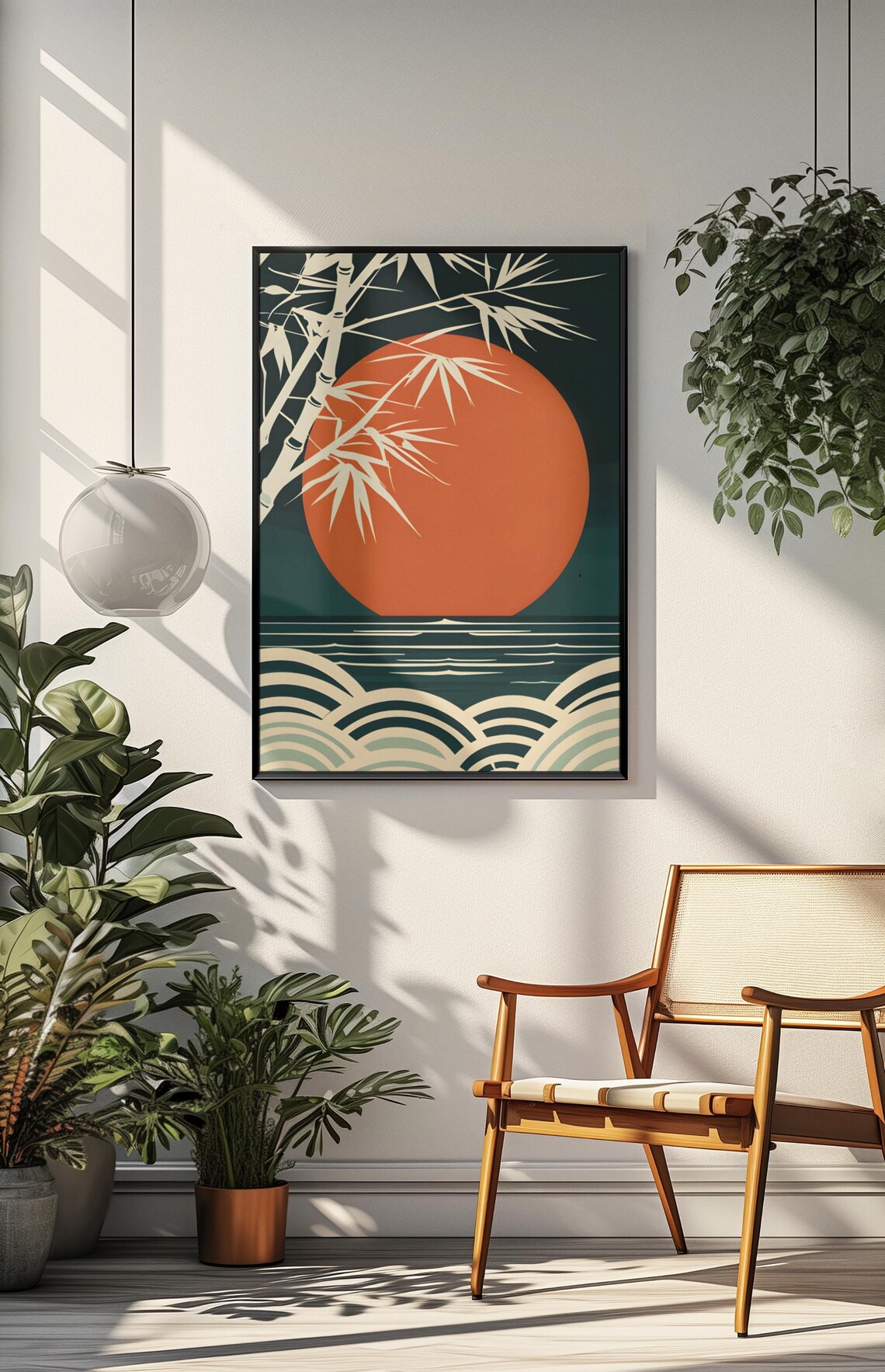 Modern Japanese Style Art Print - Image 3