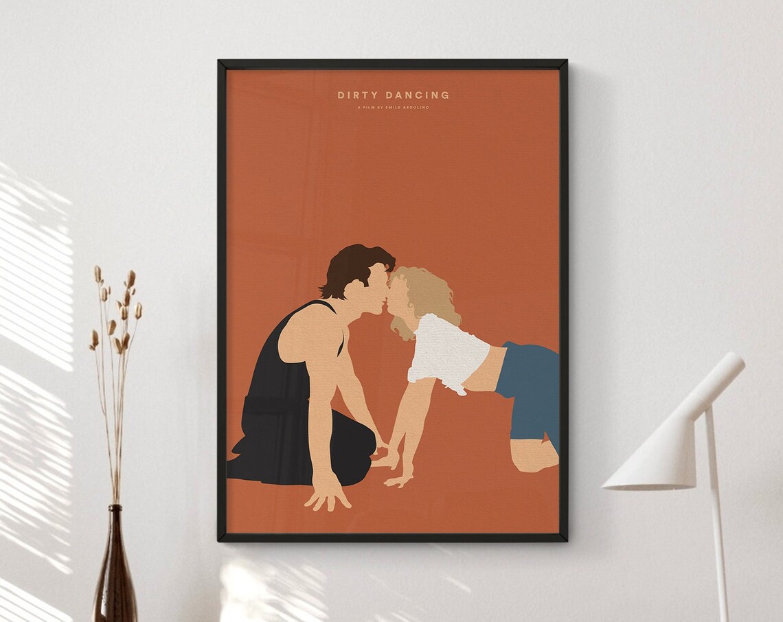 Dirty Dancing Minimalist Movie Poster Art Print