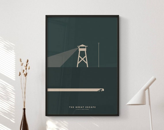 The Great Escape Minimalist Movie Poster Art Print