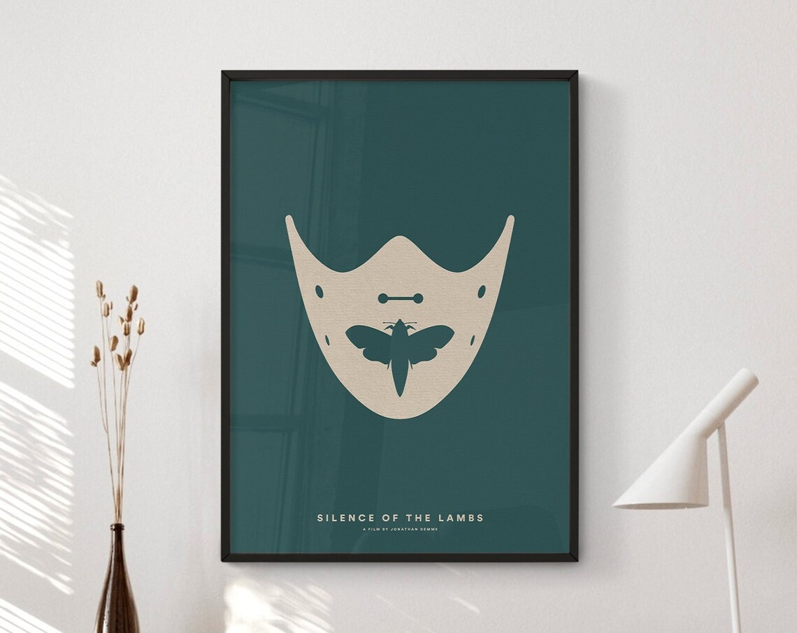 Silence Of The Lambs Minimalist Movie Poster