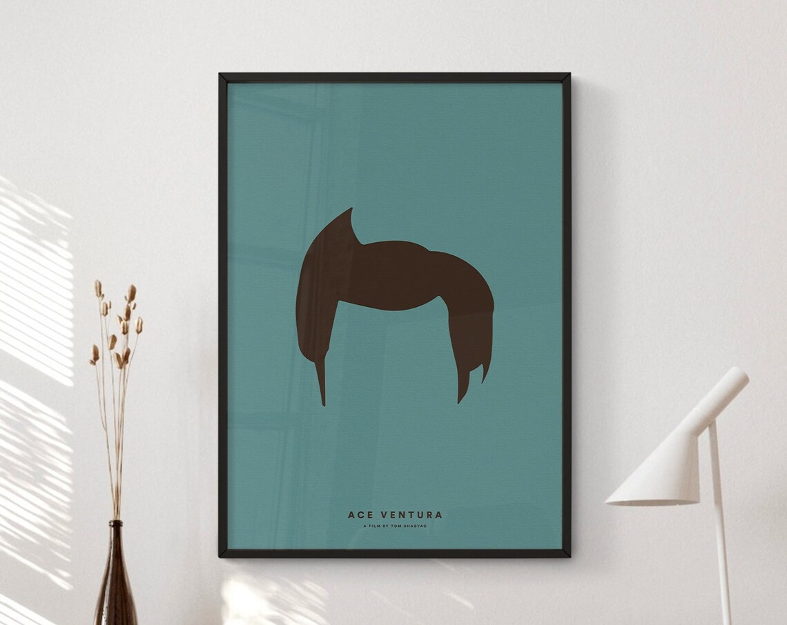 Ace Ventura Minimalist Movie Poster Art Print