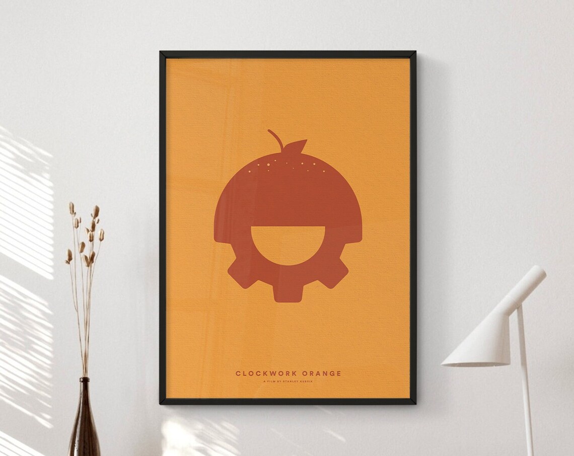 A Clockwork Orange Minimalist Movie Poster, Art Print
