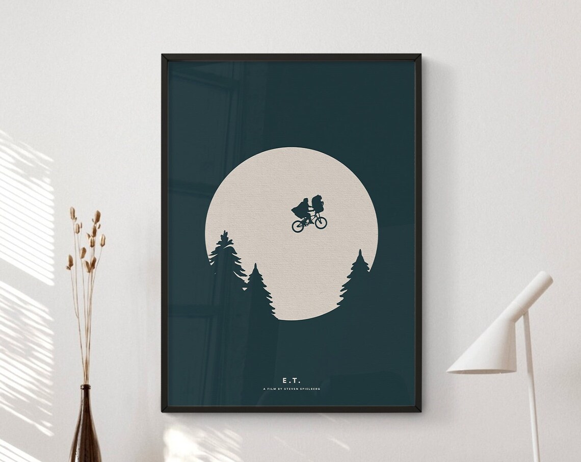 Et Movie Poster, Minimalist Movie Art Print
