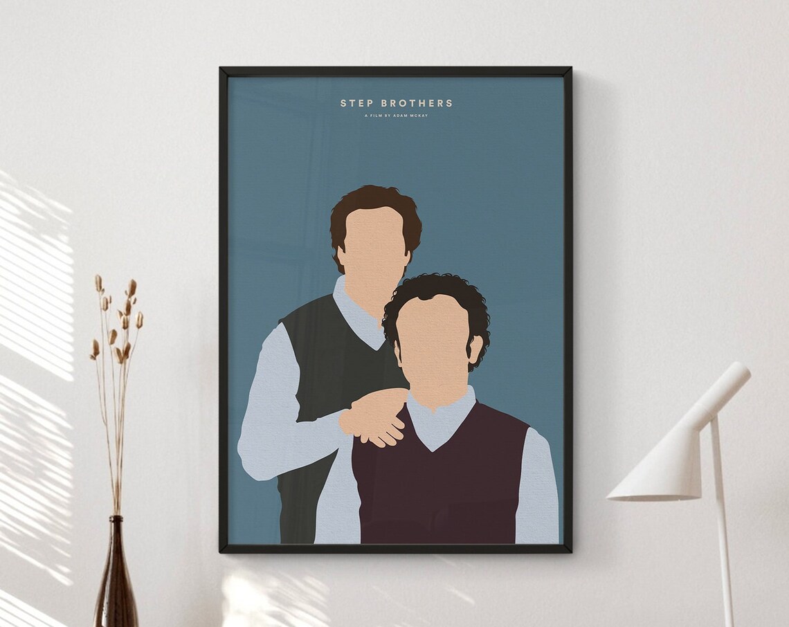 Step Brothers Minimalist Movie Poster Art Print