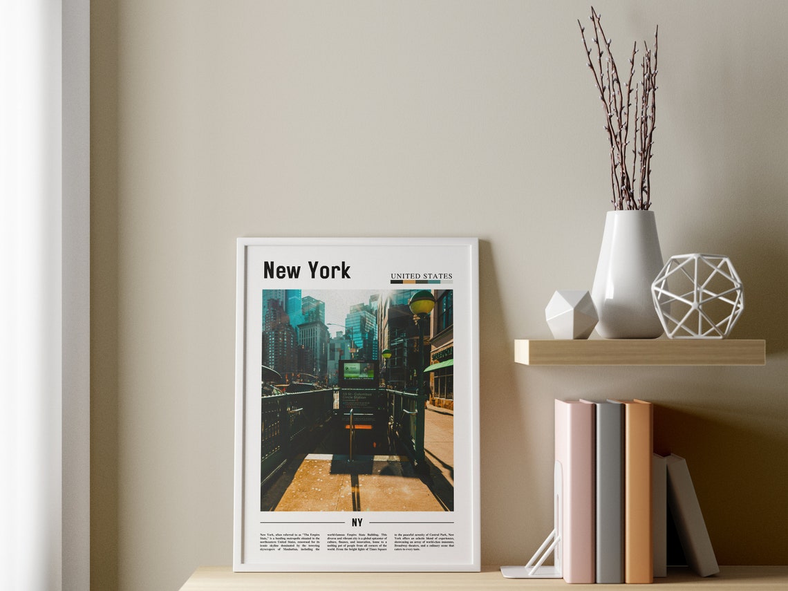 New York Poster New York Print New York Wall Art Ny Photo Ny Poster Ny Print New York Photo Travel Poster - Image 3