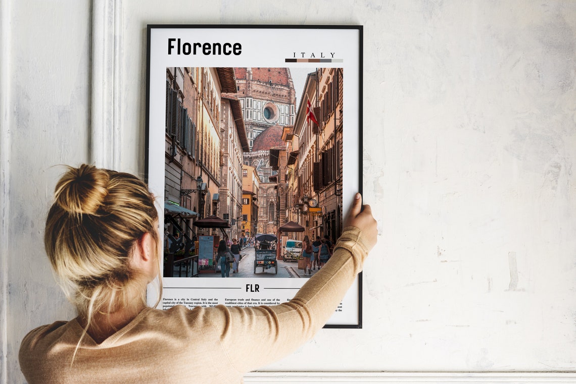 Florence Poster Florence Print Florence Wall Art Italy Photo Italy Poster Italy Print Italy Wall Art Minimal Travel Poster - Image 5