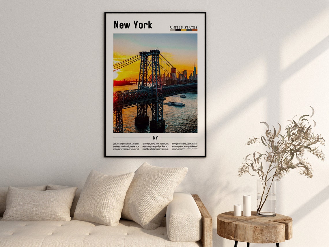 New York Travel Poster, New York Photo - Image 2