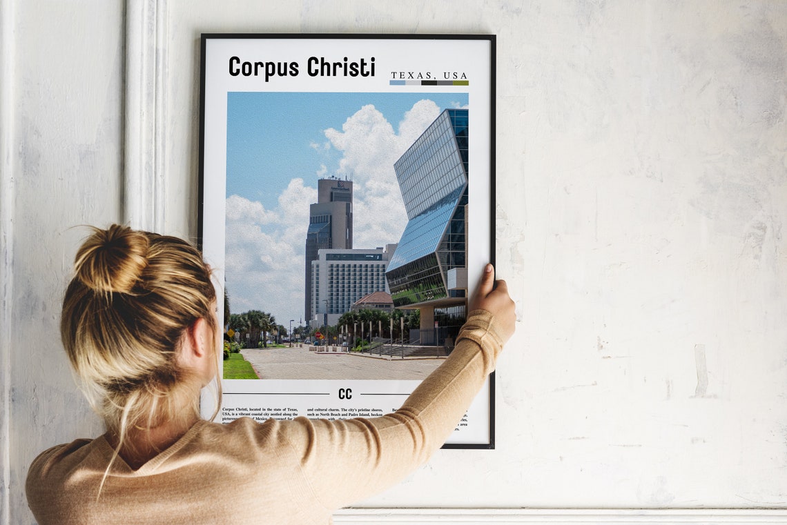 Corpus Christi Poster Corpus Christi Print Corpus Christi Wall Art United States Photo United States Poster United States Print - Image 5